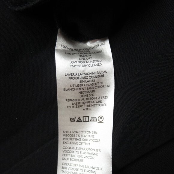 Anthropologie Maeve Bombshell Cuff Capri Pants Black 32 - Picture 11 of 11